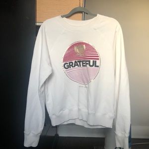 Spiritual gangster grateful sweatshirt 1 month old